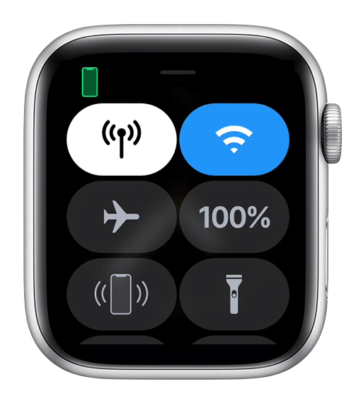 Apple Watch Control center 02